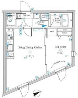 Mind経堂【1階】の間取り