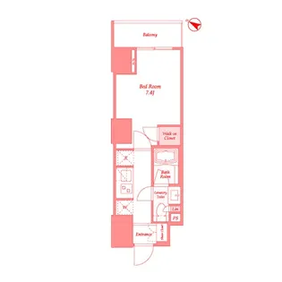 ドゥーエ横濱鶴見【2階】の間取り