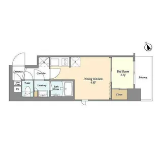 エル・セレーノ品川西大井【1階】の間取り