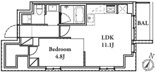 東京都墨田区両国4【マンション】の間取り