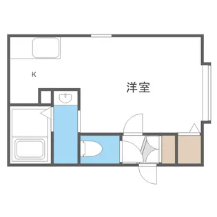 ルーバン教育大前【2階】の間取り