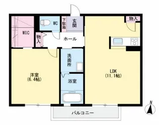 アトリエールさくら【2階】の間取り