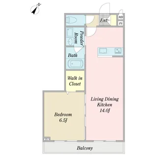 Lucir Hiyoshi ルシール日吉【2階】の間取り