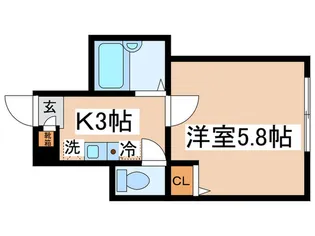 府中の森Twinkle【1階】の間取り