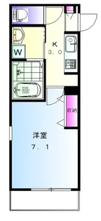 K.スクエア東蒔田【2階】の間取り