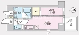 タスキプライムテラス後楽園【2階】の間取り