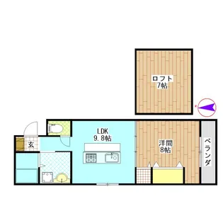 Benefis A・Bの間取り