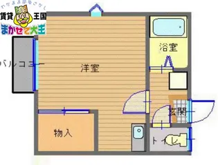 ウッディヒルズ辻町【2階】の間取り