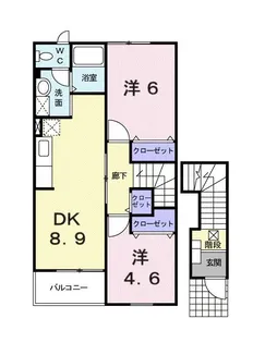 セレッソ ジュン【2階】の間取り