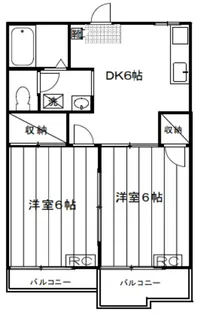 パーク小茂根【2階】の間取り