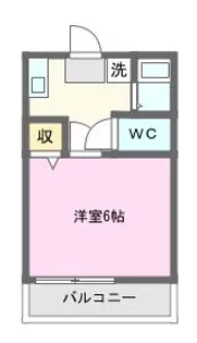 コーポSUGIYAMA【2階】の間取り