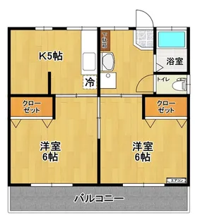 菅野荘【2階】の間取り
