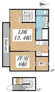Casa・acero-カーサアチェロ-【2階】の間取り