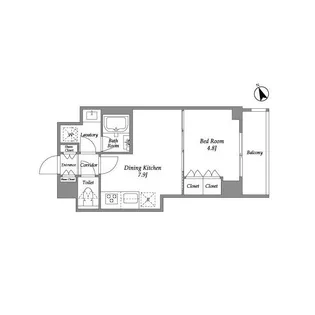 プラネソシエ青戸【2階】の間取り