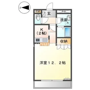 ロワール Loireー【2階】の間取り