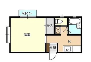 リバティハイツVII【2階】の間取り