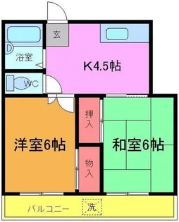 パープルハイム【2階】の間取り