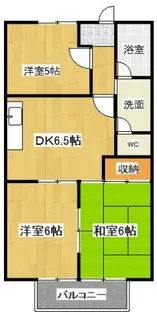 ハイステップ花田 B棟【2階】の間取り