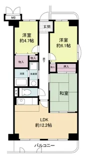 モンテ21【4階】の間取り