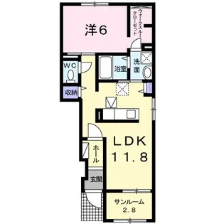 アドヴァン A【1階】の間取り
