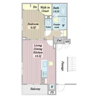 Maison soleil est【1階】の間取り