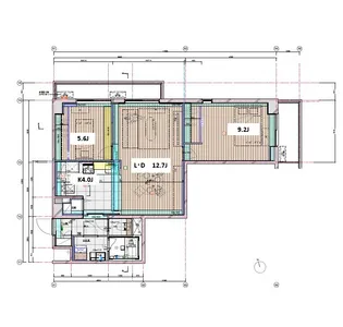 ライオンズマンション石神井公園【7階】の間取り