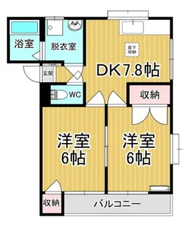 アレストカネコ1棟【1階】の間取り