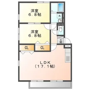 エンブレーム和合【3階】の間取り