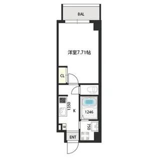 G-シェノン鳴尾【5階】の間取り