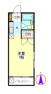 ドミールKANAZAWA【3階】の間取り