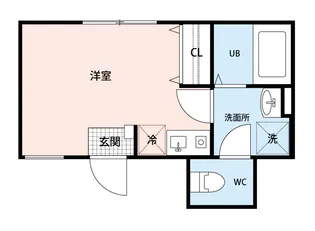 ガーデン池袋本町【1階】の間取り