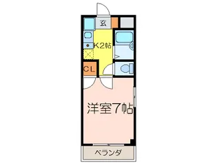 ドルフ亀島IVの間取り