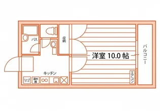 YNG西坂V【2階】の間取り