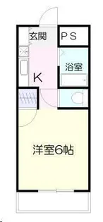 オクトワール宮崎北【2階】の間取り