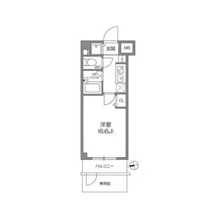 ガーラプレイス八幡山弐番館【1階】の間取り