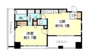 リバーレ月島【8階】の間取り