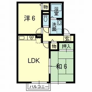 セジュールひばりヶ丘 A棟【1階】の間取り