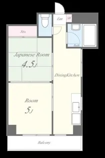 メゾン福嶋2 E【2階】の間取り