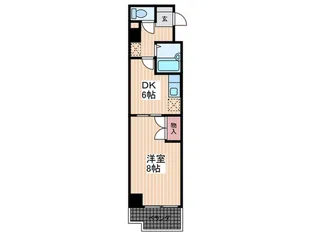 アルモシティーハイツ【6階】の間取り