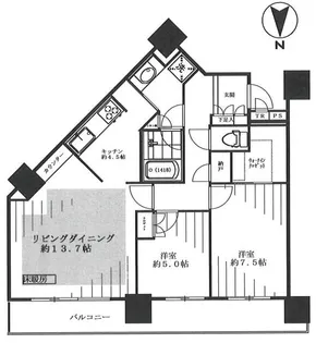 シティタワー品川【37階】の間取り