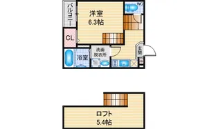 ハーモニーテラス鳴海町字丸内【1階】の間取り