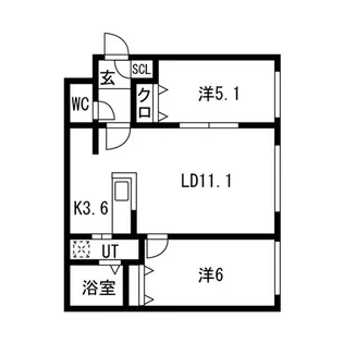 ASKpalaceIII(アスクパレスIII)【1階】の間取り