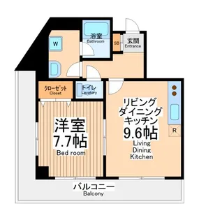 グラン・ド・ロゼ【5階】の間取り