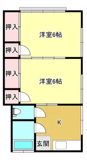 うさみ荘【2階】の間取り