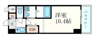 サウス名駅【4階】の間取り