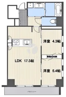 ABACUS KANDA【8階】の間取り