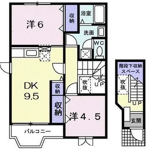 コーモド ビビエンダ【2階】の間取り