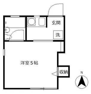 ホワイトハイムB棟【2階】の間取り