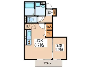 モンシャト-フォレスト【1階】の間取り