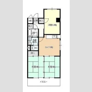 メゾン政喜III【3階】の間取り